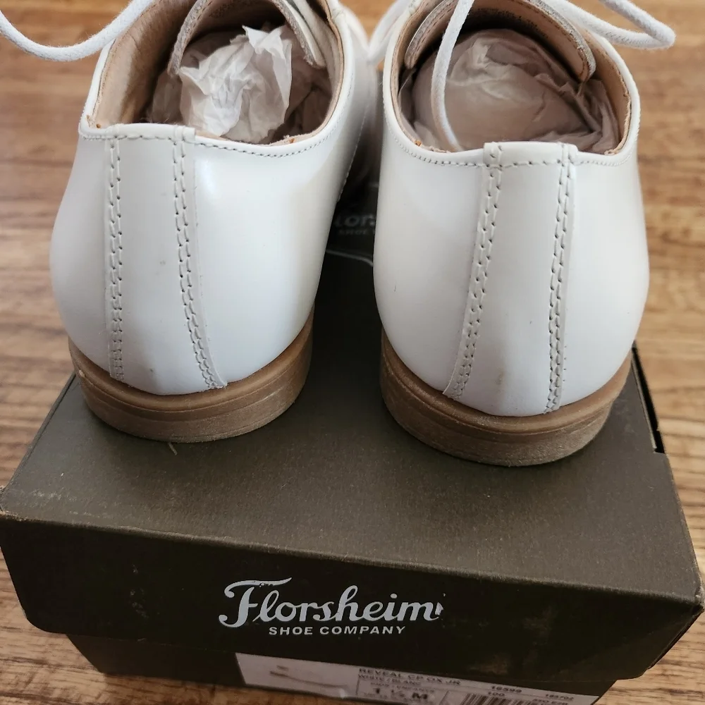Florsheim Reveal Cap Toe Oxford Kids Shoes